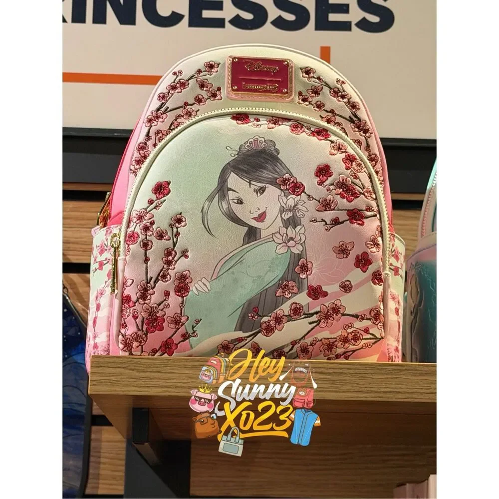 Loungefly Disney Mulan Cherry Blossom Mini Backpack